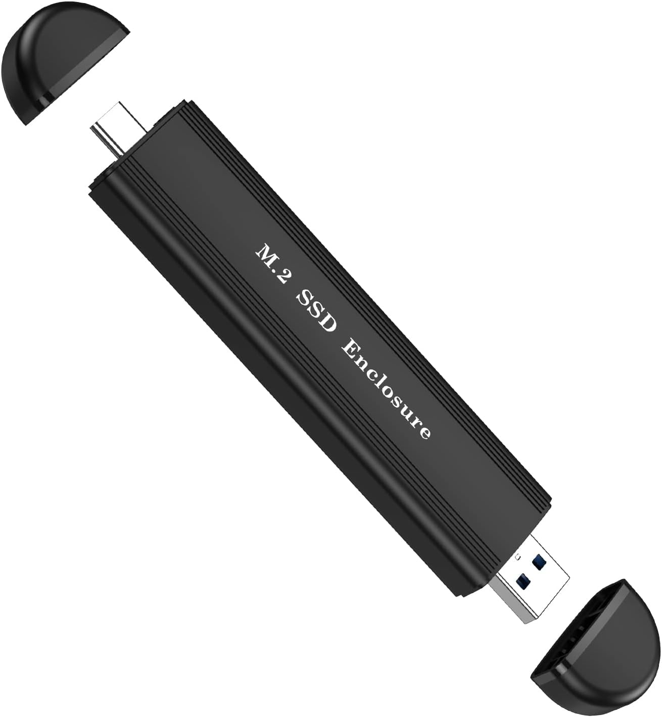Verilux M.2 NVME SATA SSD Enclosure, Dual Protocol Aluminum Alloy SSD Case with USB C 3.1 Gen 2 USB3.0 to M.2 M-Key B+M Key Enclosure, Support Up to 2TB, Fits 2242 2260 2280, USB & USB C Devices Verilux M.2 NVME SATA SSD Enclosure, Dual Protocol Aluminum Alloy SSD Case with USB C 3.1 Gen 2 USB3.0 to M.2 M-Key B+M Key Enclosure, Support Up to 2TB, Fits 2242 2260 2280, USB & USB C Devices